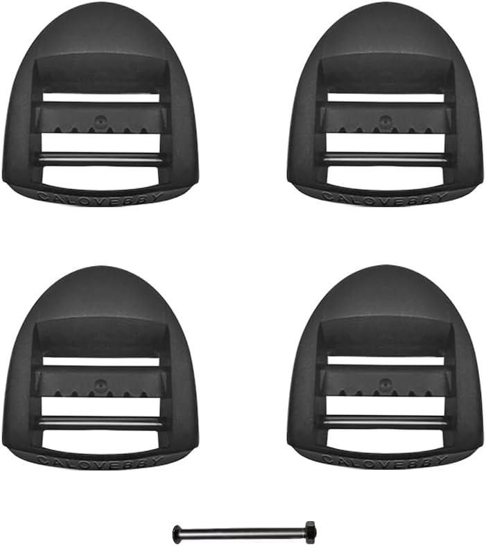 Deluxsa 1 inch Plastic Ladder Slider adjustable lock Buckles,Tri-glide Slide Clips,Replacement for Belt backpack strap - Image 1